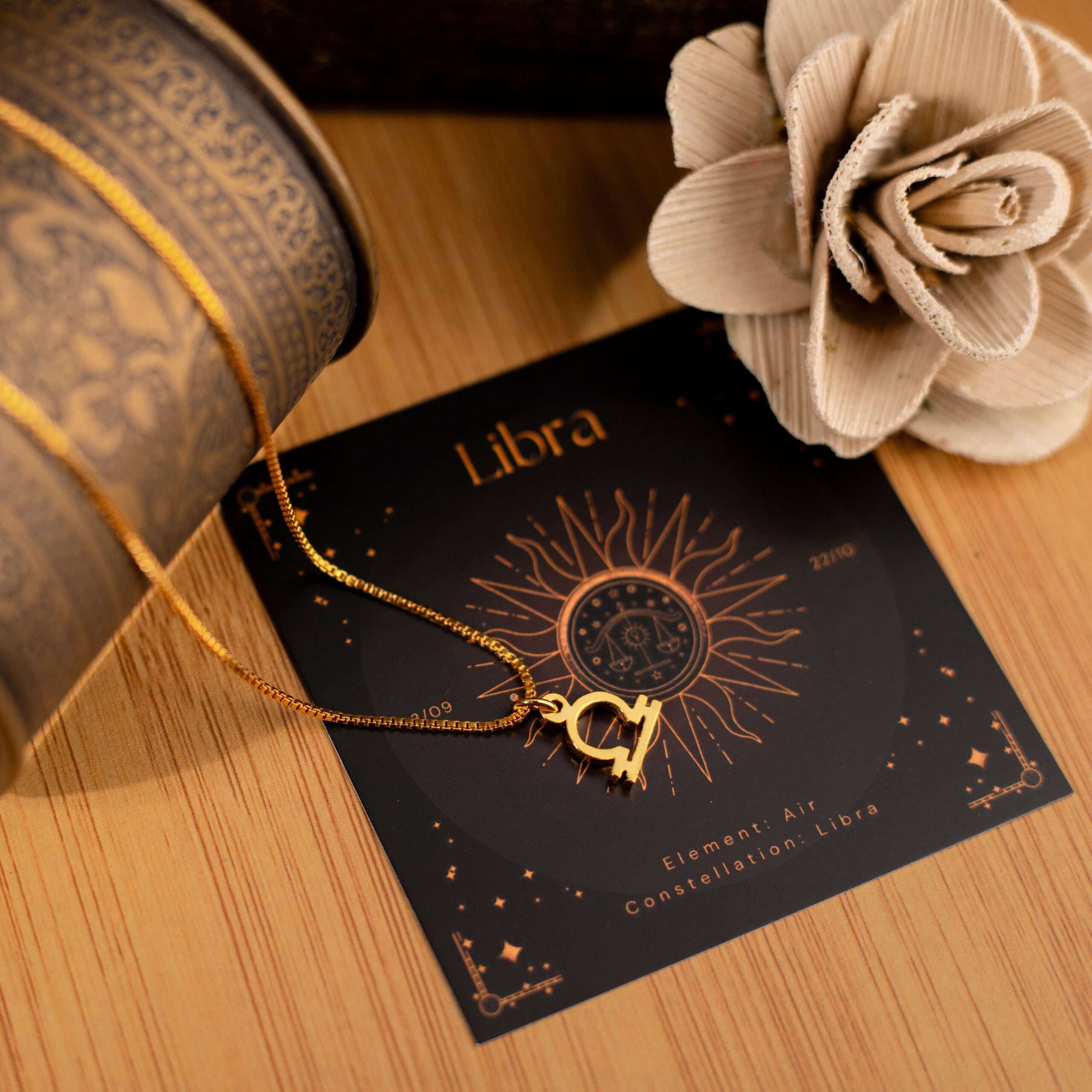 Libra Zodiac Necklace