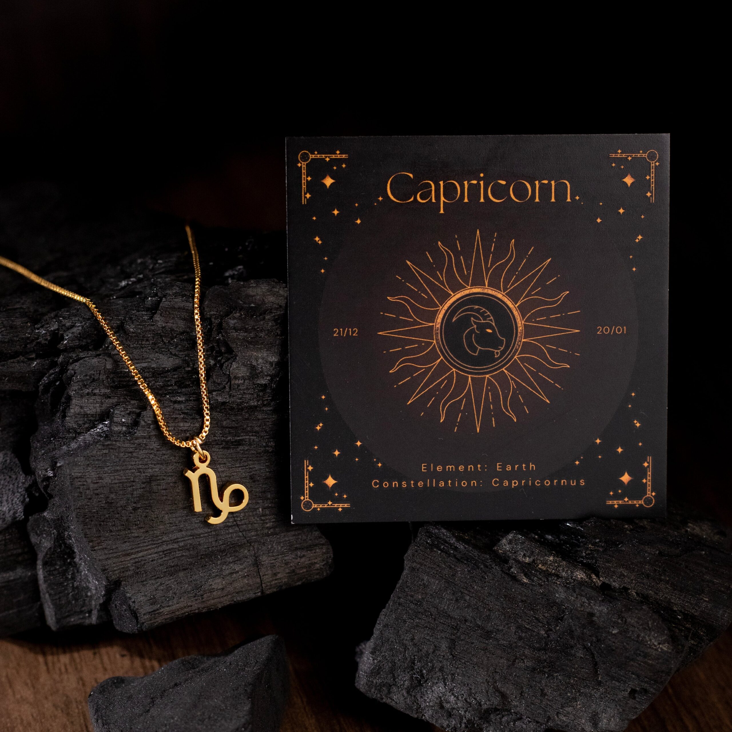 Capricorn Zodiac Necklace