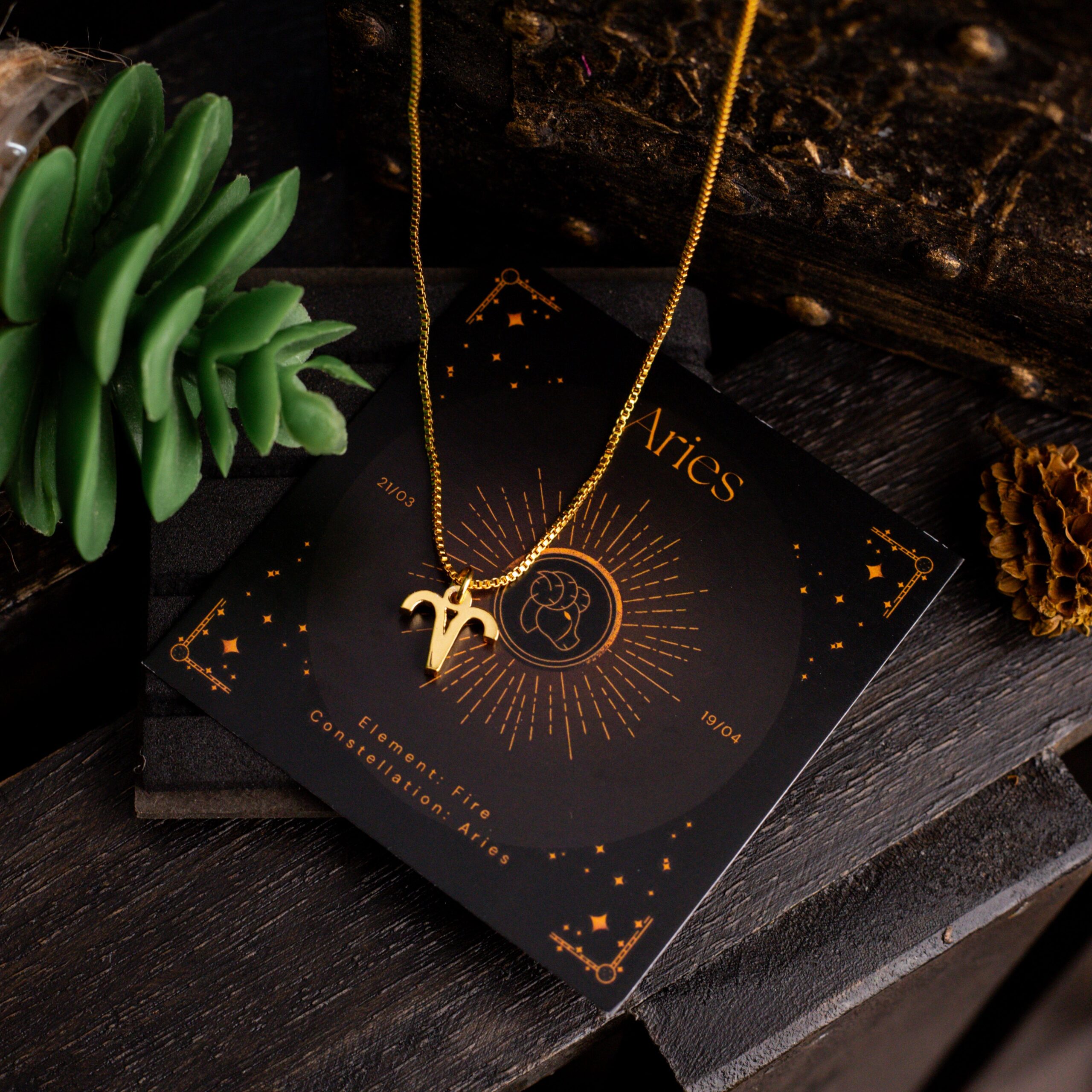 Aries Zodiac Necklace